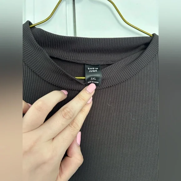 3 pack mock neck ribbed bodysuits - Picture 4 of 4